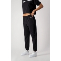 Champion Leisure Jogging Trousers made of Stretch Cotton with C-Logo long 2022 black Women